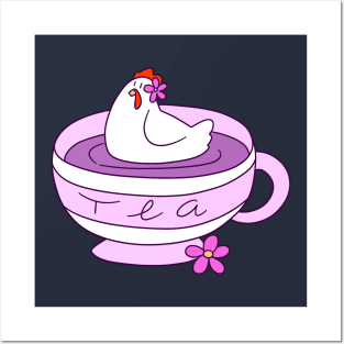 Chicken Tea Posters and Art